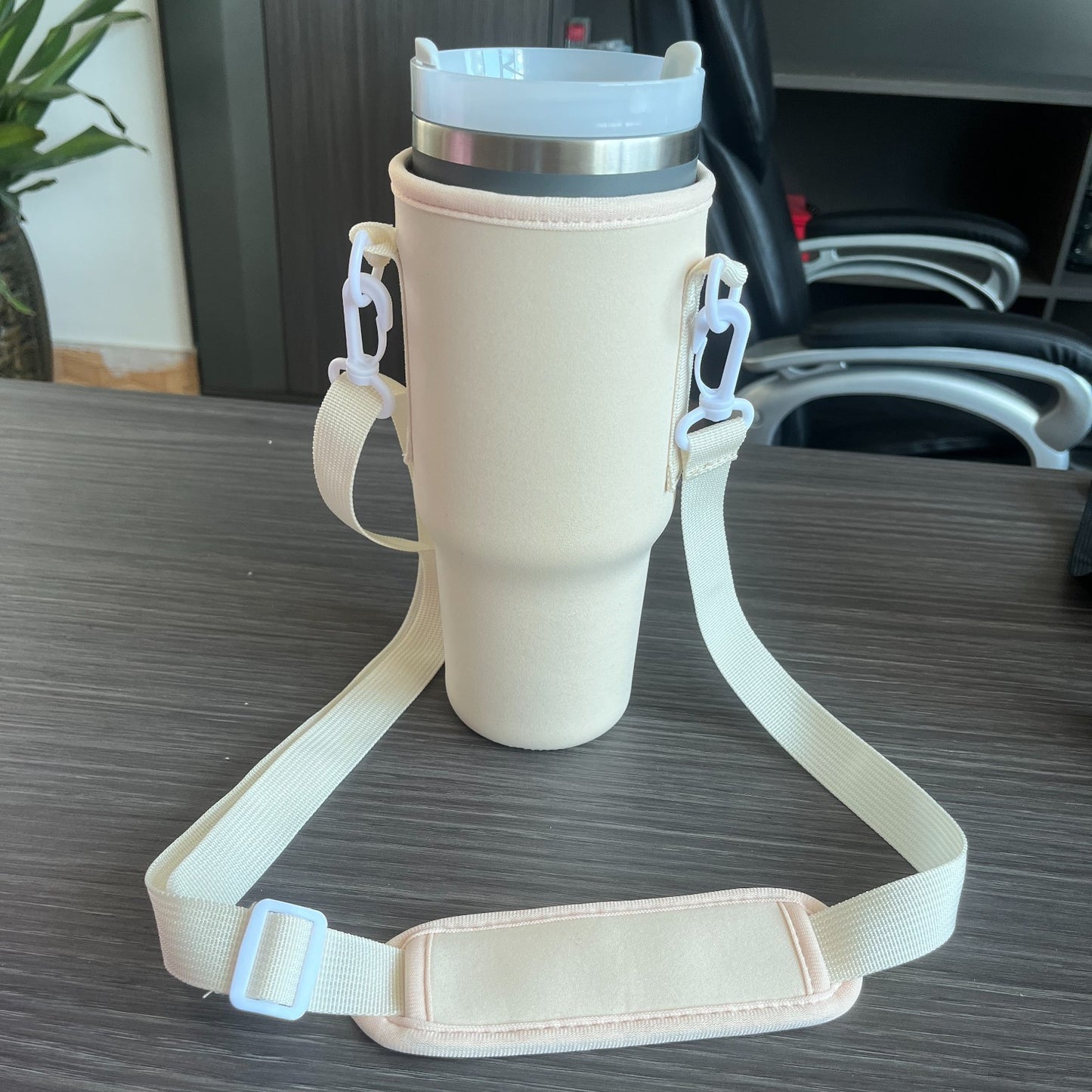 Premium Tumbler Carry Strap Sleeve, Hands-Free Sippin’ for the Hydration Baddie, Premium Cup Sleeve