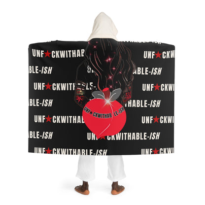 The UNF★CKWITHABLE-ISH Hooded Sherpa Blanket — Skarlitt Blackout Edition (Signature Drop)