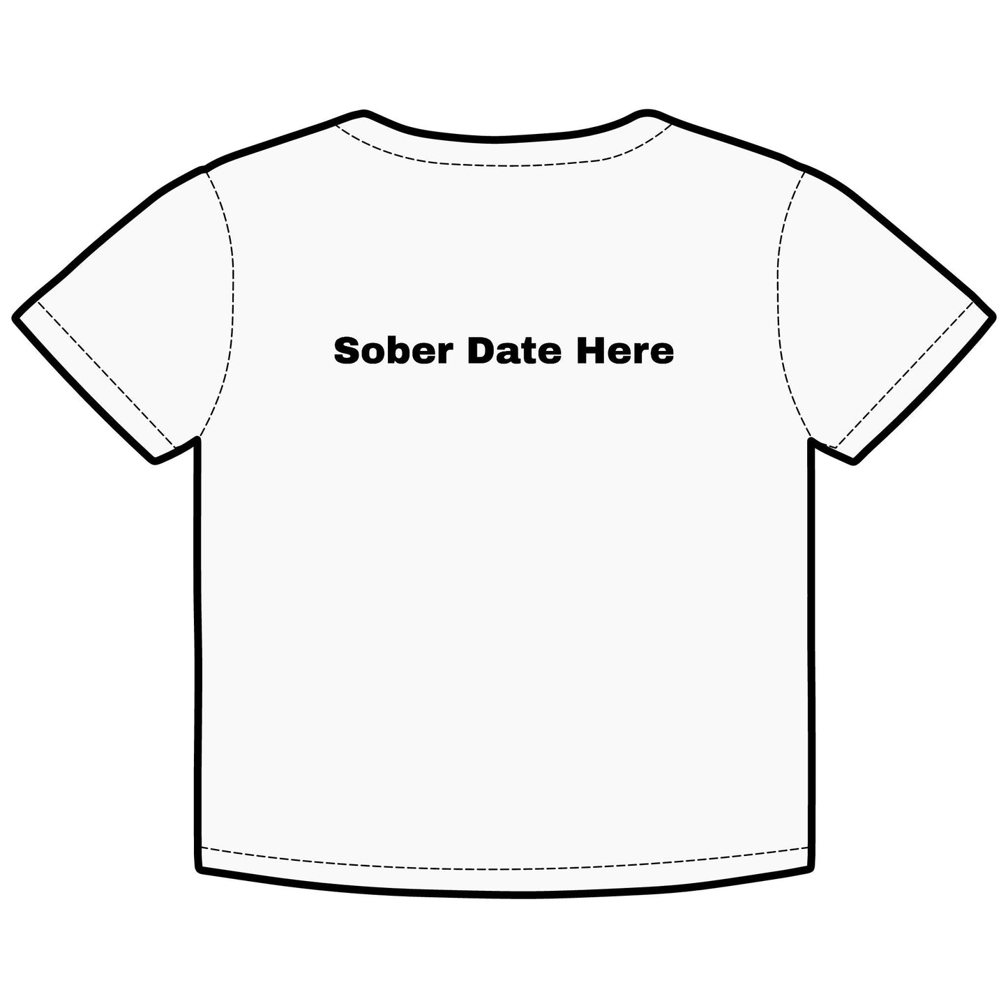 I Broke Free Recovery Shirt – Custom Sober Date Tee | Chains Break, I Don’t. Printify