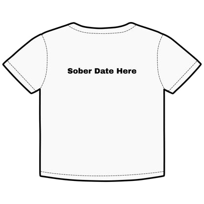 I Broke Free Recovery Shirt – Custom Sober Date Tee | Chains Break, I Don’t. Printify