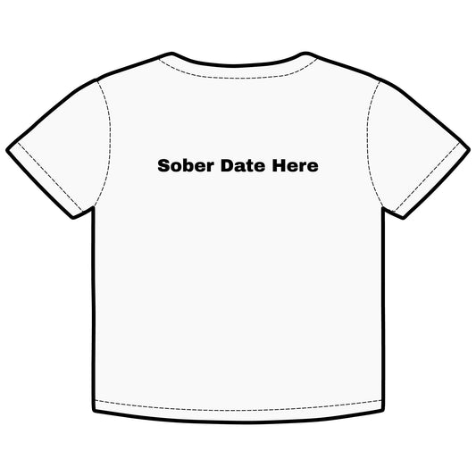 I Broke Free Recovery Shirt – Custom Sober Date Tee | Chains Break, I Don’t. Printify