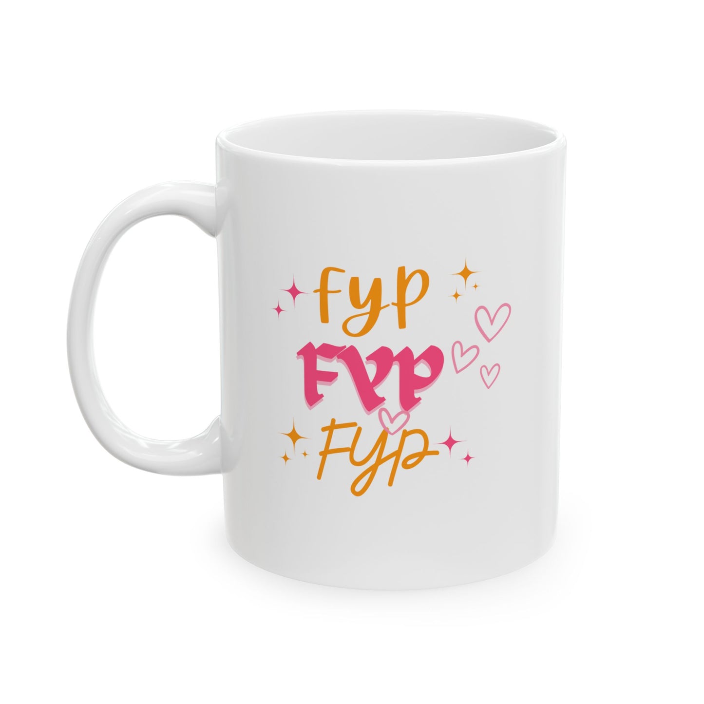 Keramiktasse mit TikTok-Motiv