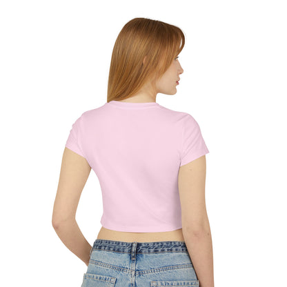 Classy Smart-Ass Women's Cropped Baby Tee Organic Cotton