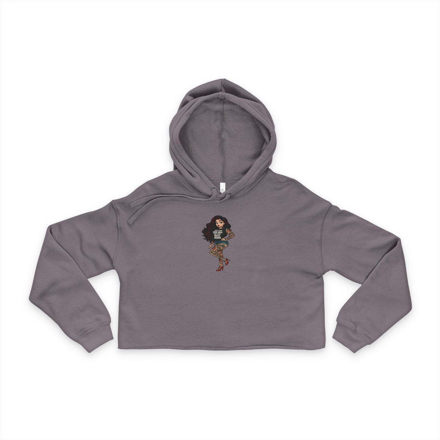 Tattooed & Unbothered – Cropped Recovery Savage Fashion Hoodie