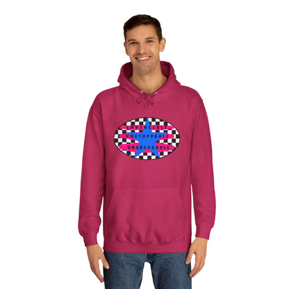 Unisex Hoodie, Retro Rebel Streetwear - Invincible Unstoppable Unbreakable 7 Colors