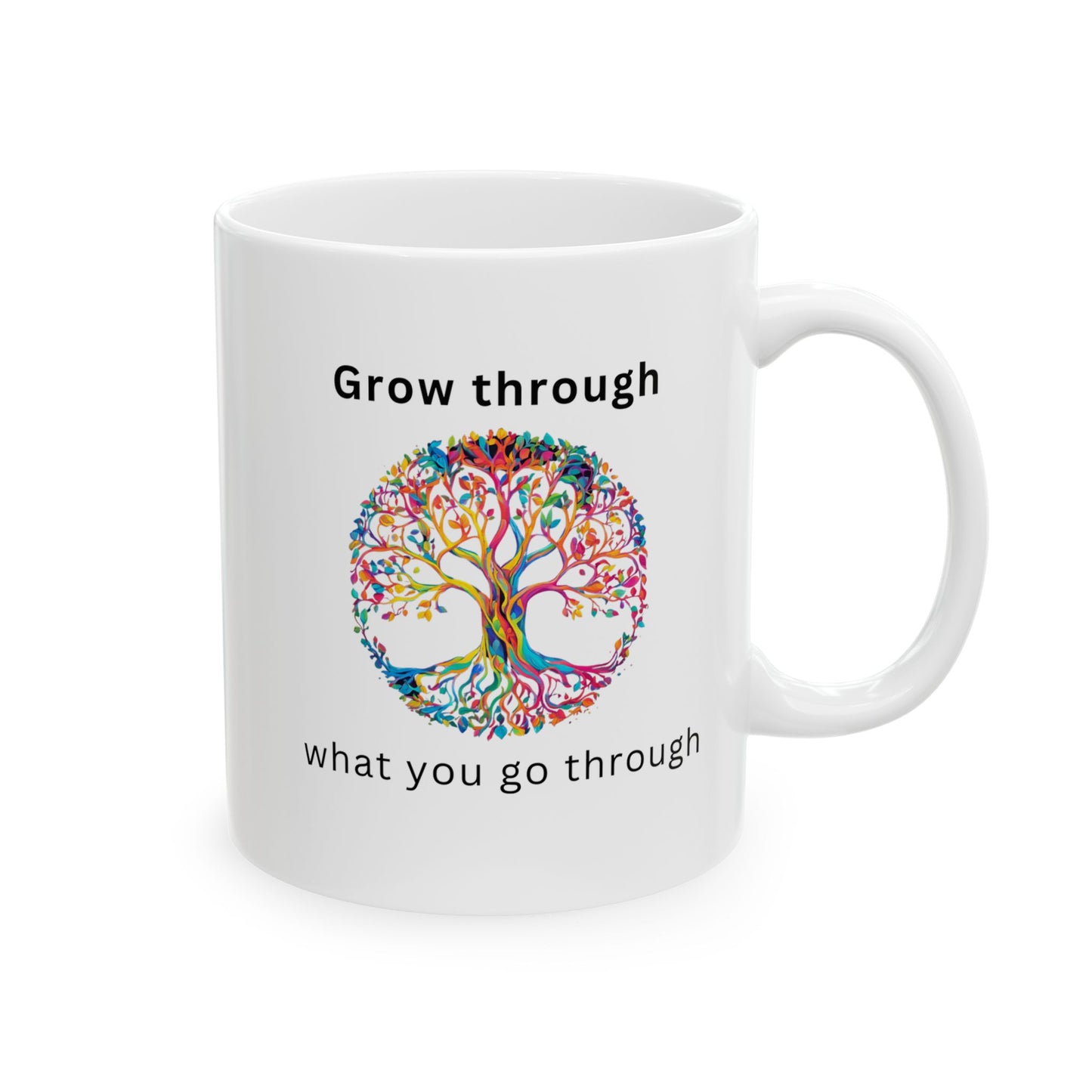 Inspirational Ceramic Mug, Tree of Life