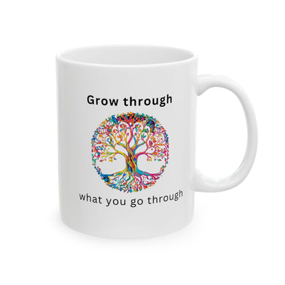 Inspirational Ceramic Mug, Tree of Life