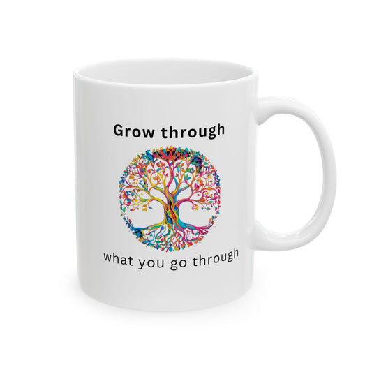 Inspirational Ceramic Mug, Tree of Life
