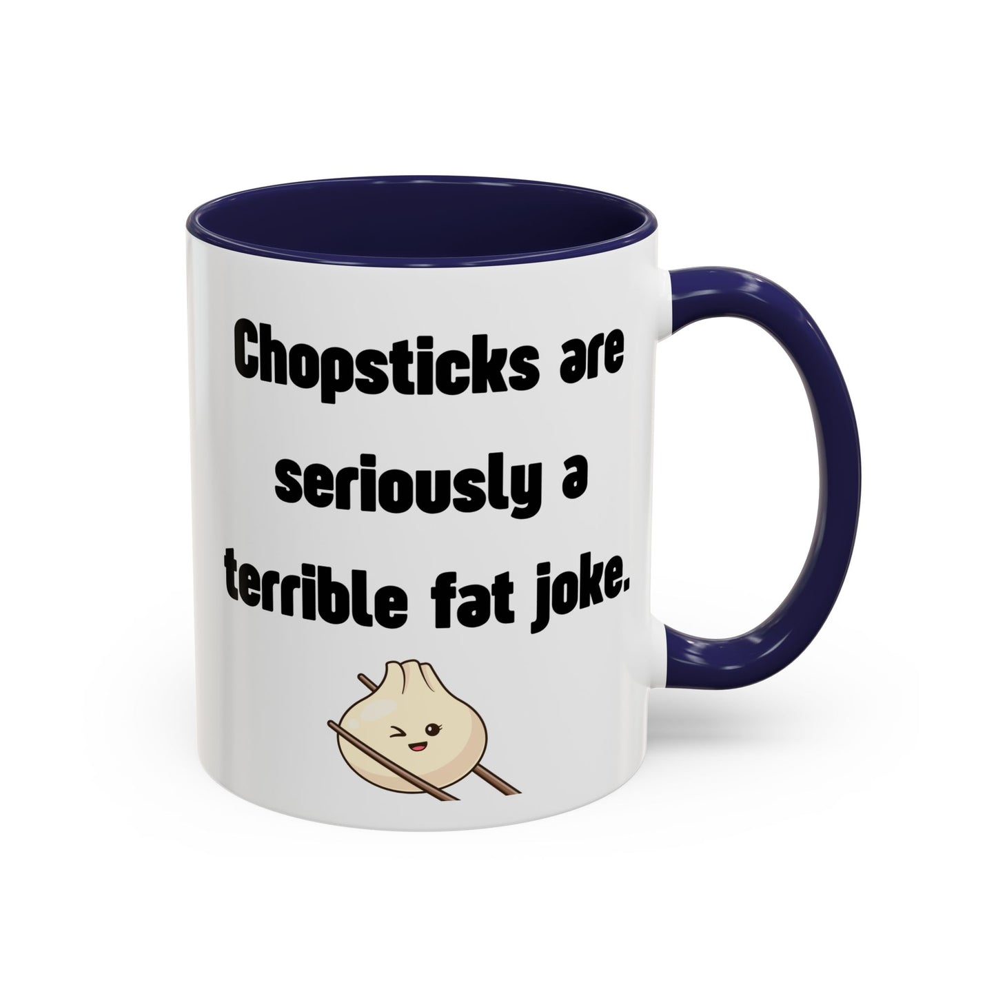 Von TikTok inspirierte Tasse mit buntem Akzent