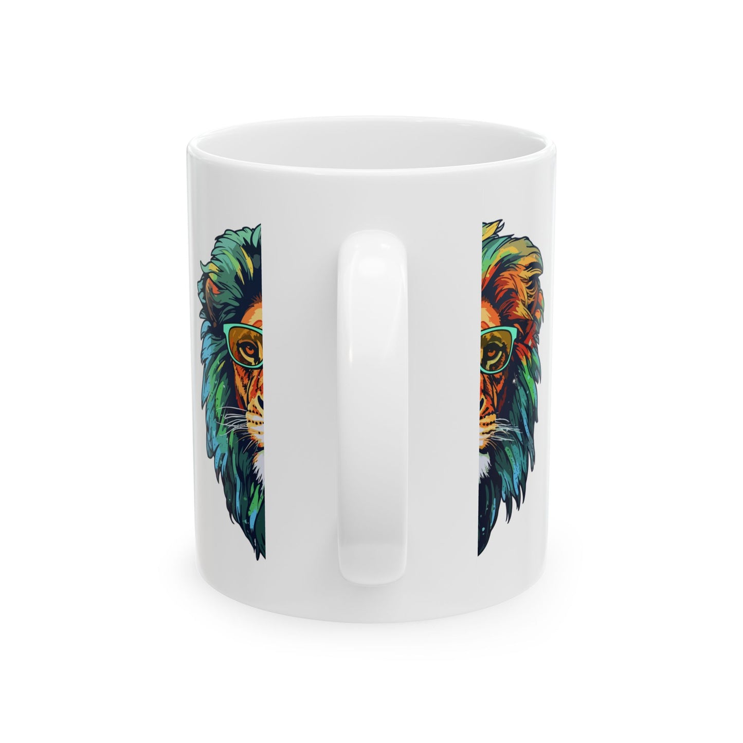Inspirational Ceramic Mug, Lion Lovers