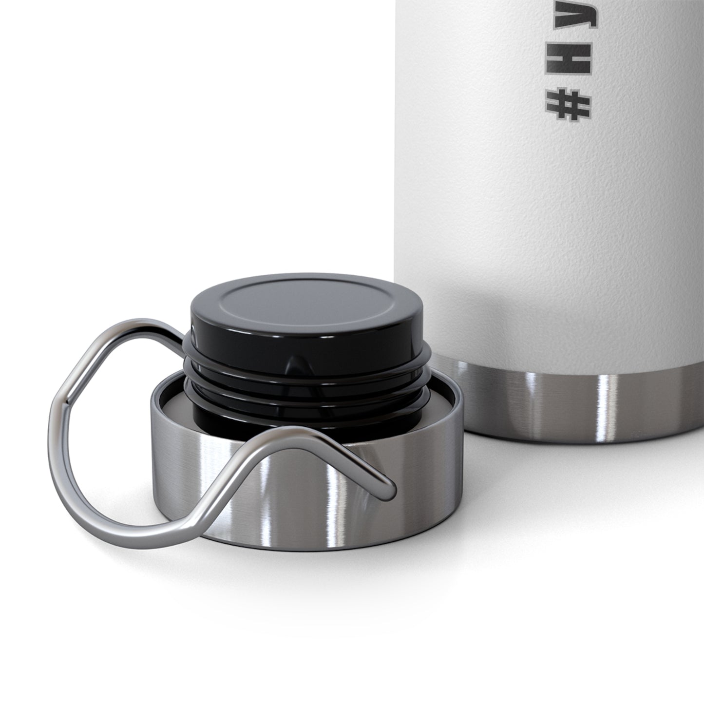 The Bean Lux™ #HydratedAF Custom Copper Vacuum Insulated Water Bottle 22oz, Outdoor Water Bottle, Your Initials