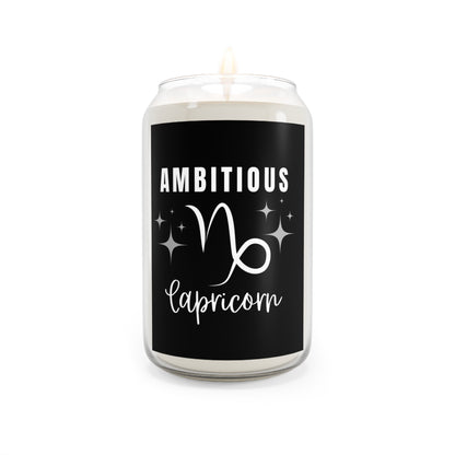 Capricorn Ambitious Scented Candle - 13.75oz Zodiac Gift for Astrology Lovers