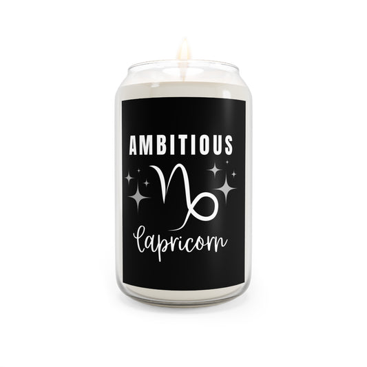 Capricorn Ambitious Scented Candle - 13.75oz Zodiac Gift for Astrology Lovers