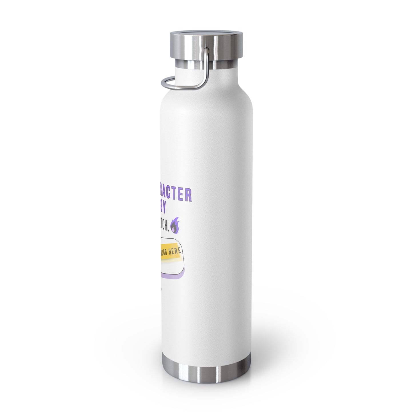 The Bean Lux™ Custom Vacuum Insulated Bottle 22oz, Main Character Energy