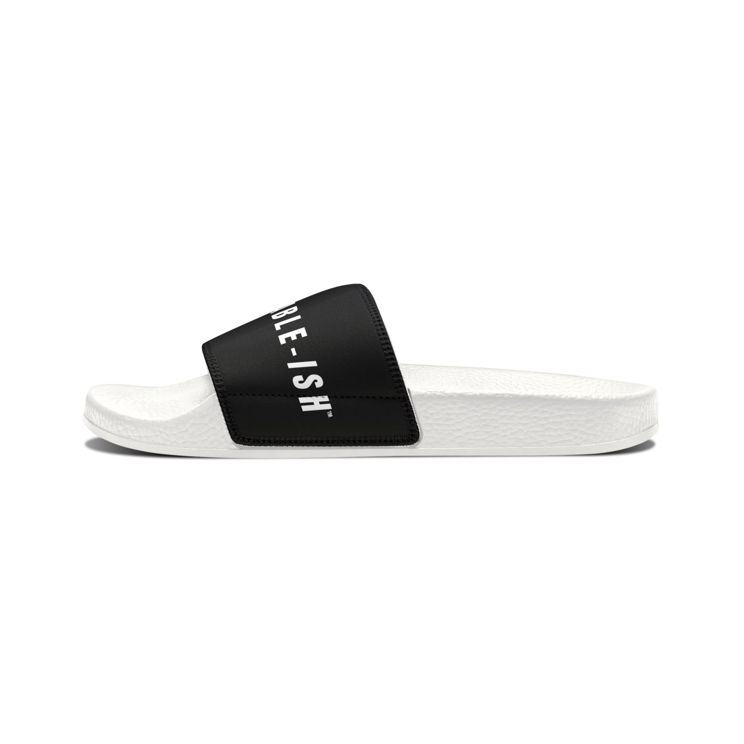 UNF★CKWITHABLE-ISH™ Men's Removable Strap Slide Sandals Black, White/White Star