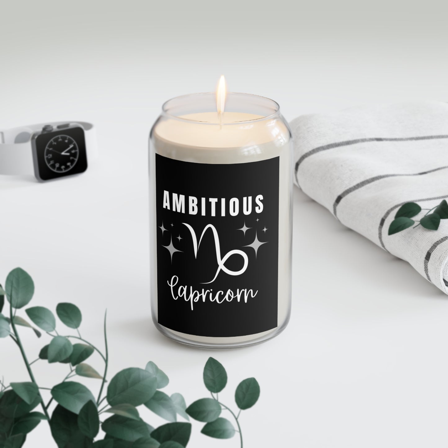 Capricorn Ambitious Scented Candle - 13.75oz Zodiac Gift for Astrology Lovers