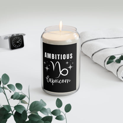 Capricorn Ambitious Scented Candle - 13.75oz Zodiac Gift for Astrology Lovers