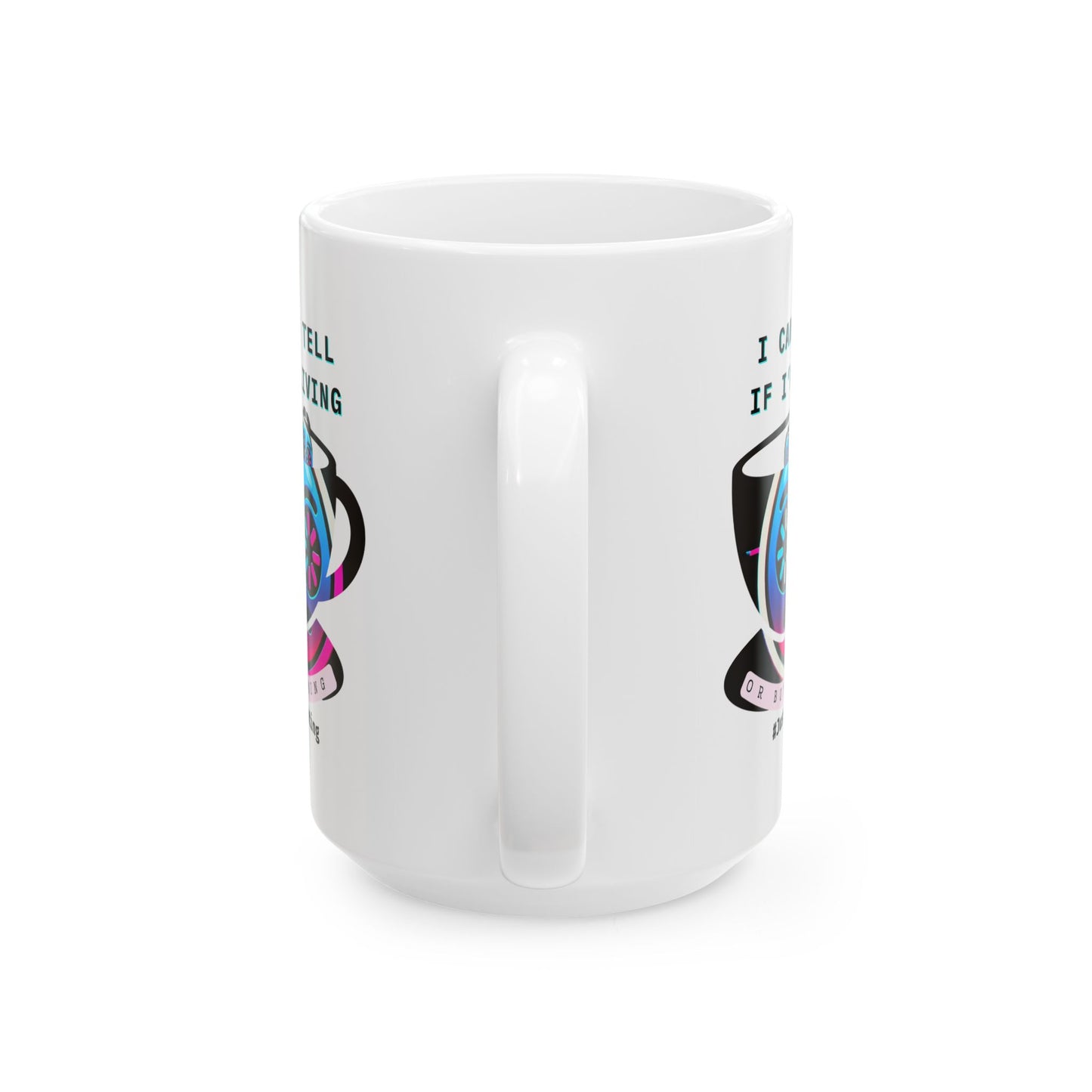 Funny Ceramic Mug, Life's Buffering