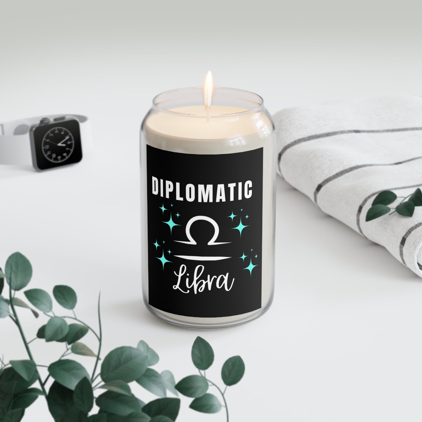 Libra Zodiac Scented Candle - Diplomatic Aroma for Astrology Lovers