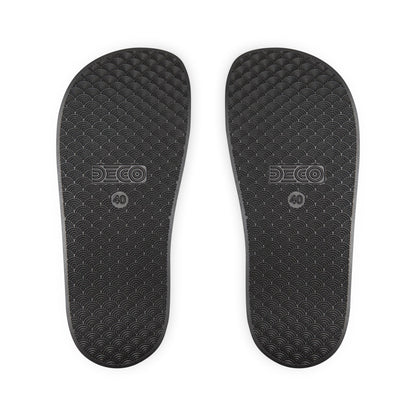 UNF★CKWITHABLE-ISH™ Men's Removable Strap Slide Sandals Black, White/White Star