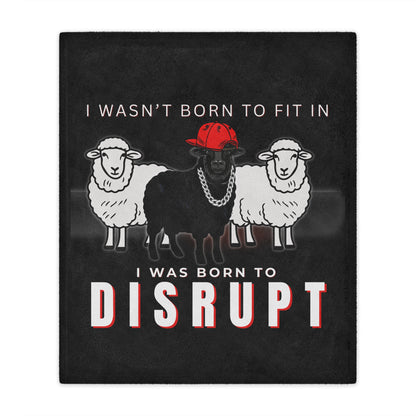 Black Sheep Bundle - Born to Disrupt Edition, Soft AF Minky Blanket + Matching Journal