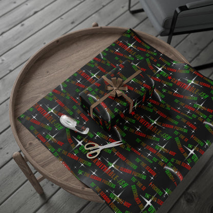 Tis’ The Season, F★ckers – UNF★CKWITHABLE-ISH Holiday Wrap Paper