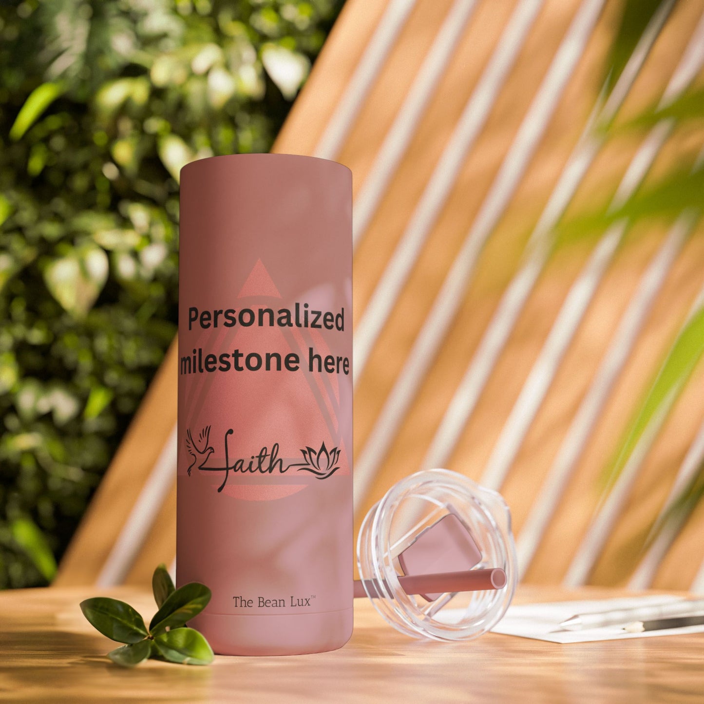 The Bean Lux™ Personalized Premium Tumbler 20oz, Milestone-Sobriety
