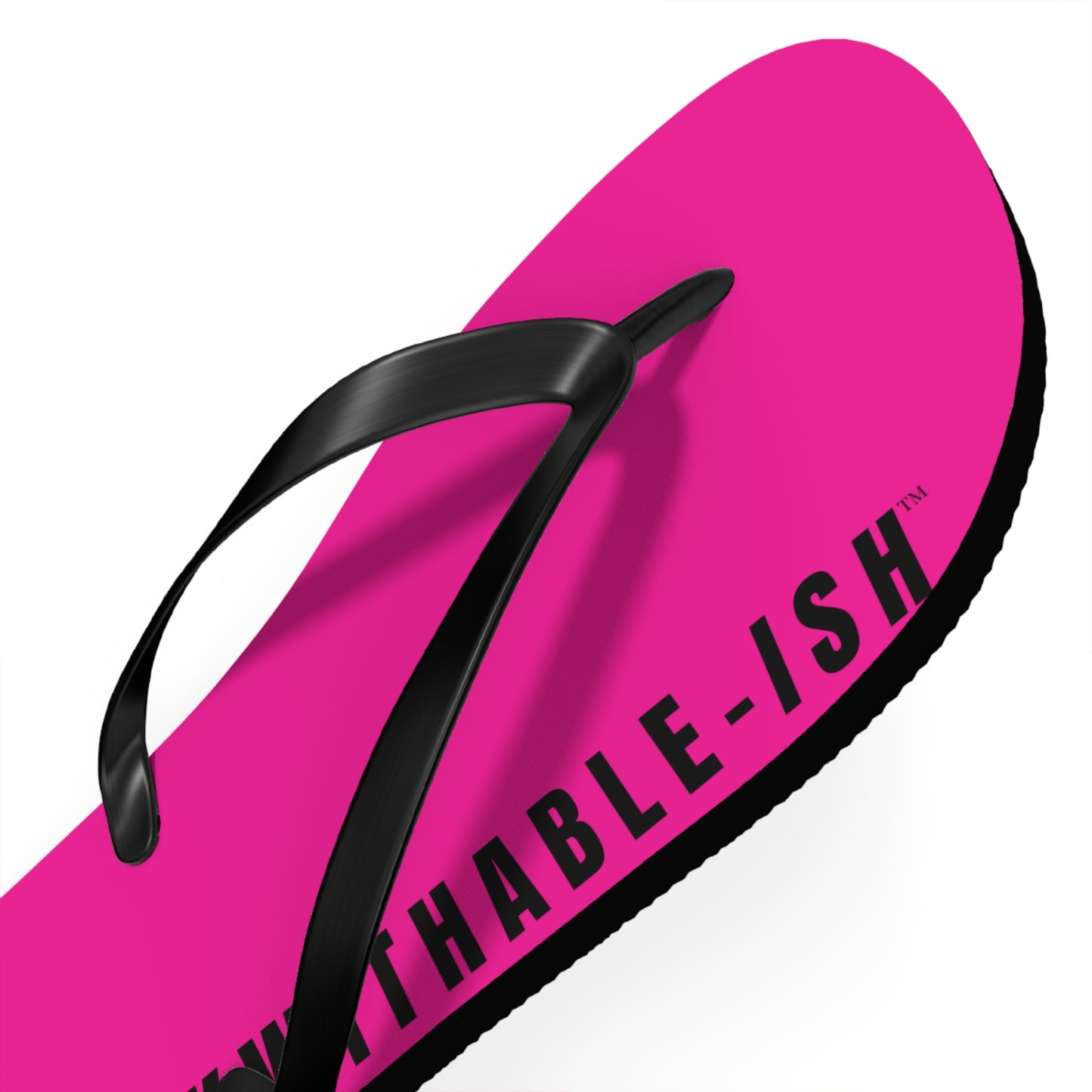 UNF★CKWITHABLE-ISH™ Flip Flops Hot Pink Star