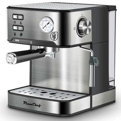 HomeBarista Elite – 20-Bar Stainless Steel Espresso Maker + Frother LOW PRICE