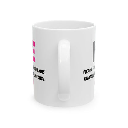 Inspirational Ceramic Mug, Boss Chick