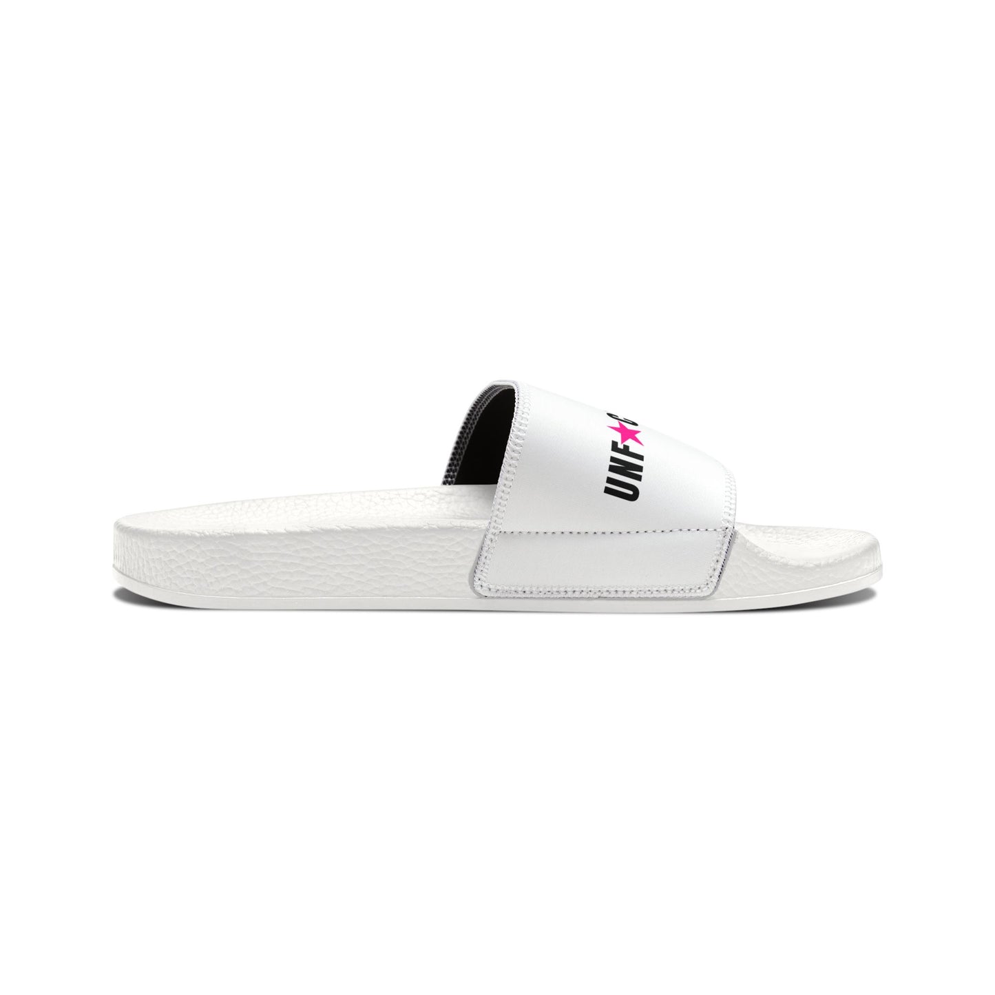UNF★CKWITHABLE-ISH Women’s Slides — Hot-Pink Star Edition