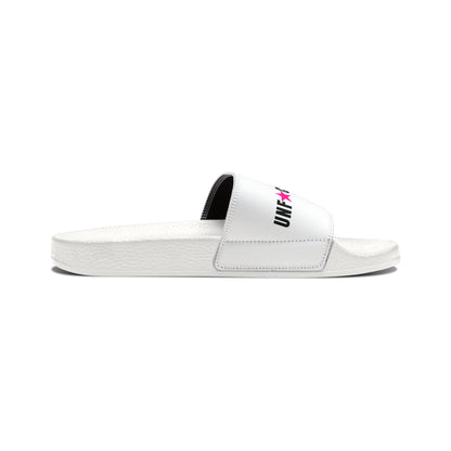 UNF★CKWITHABLE-ISH Women’s Slides — Hot-Pink Star Edition
