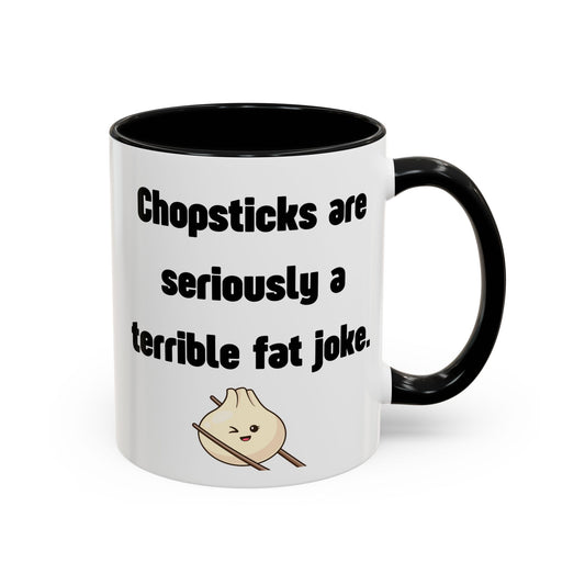 Von TikTok inspirierte Tasse mit buntem Akzent