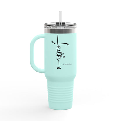 The Bean Lux™ Premium Insulated Travel Mug 40oz, "Faith"- 5 Colors