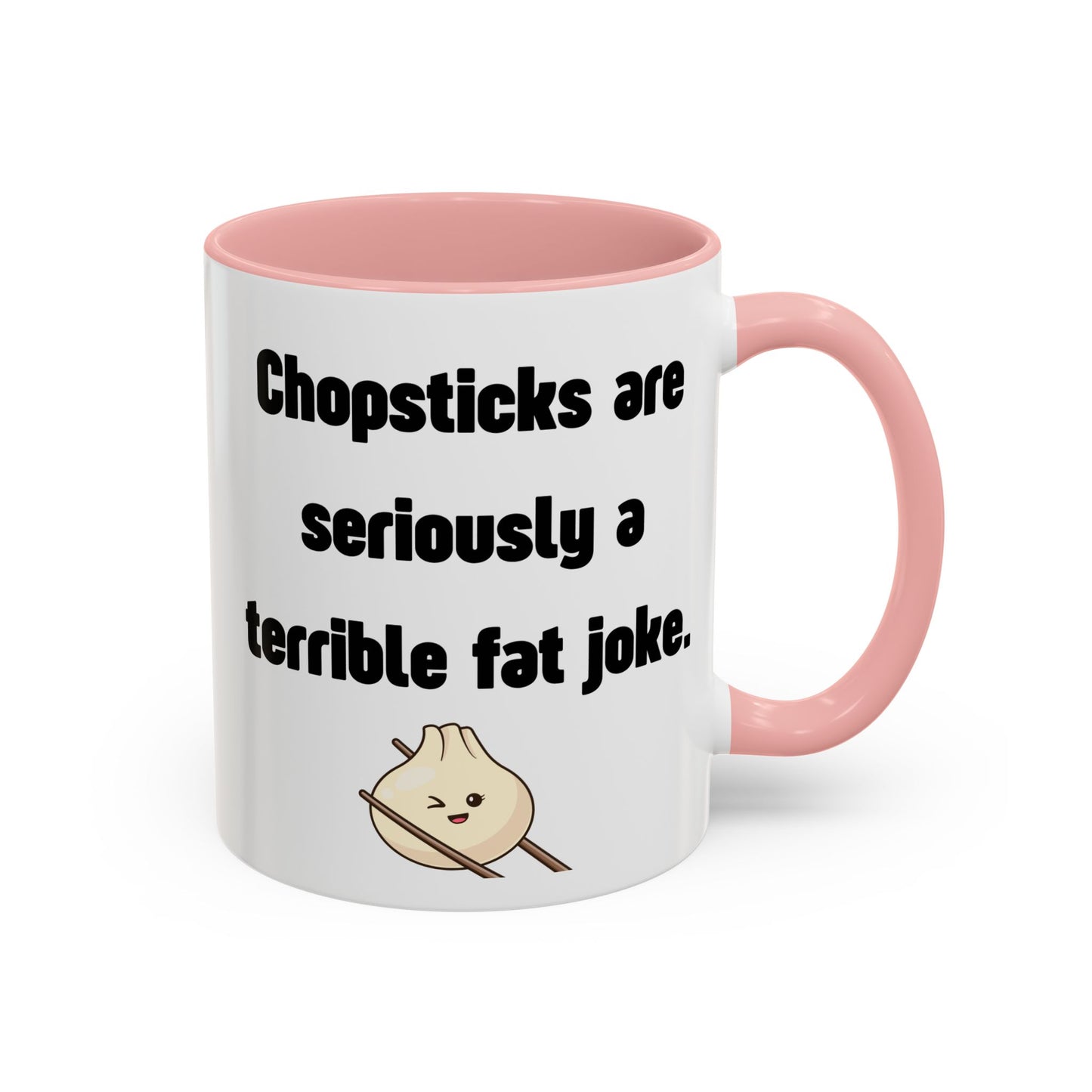 Von TikTok inspirierte Tasse mit buntem Akzent