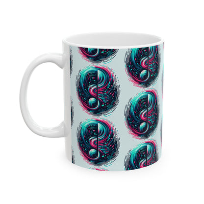 Keramiktasse mit TikTok-Motiv