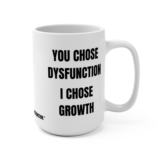 Empowering Growth Mug 15oz - Inspirational Coffee Cup, Motivational Gift, Self-Improvement, Positive Affirmation, Personal Growth, [...] Printify