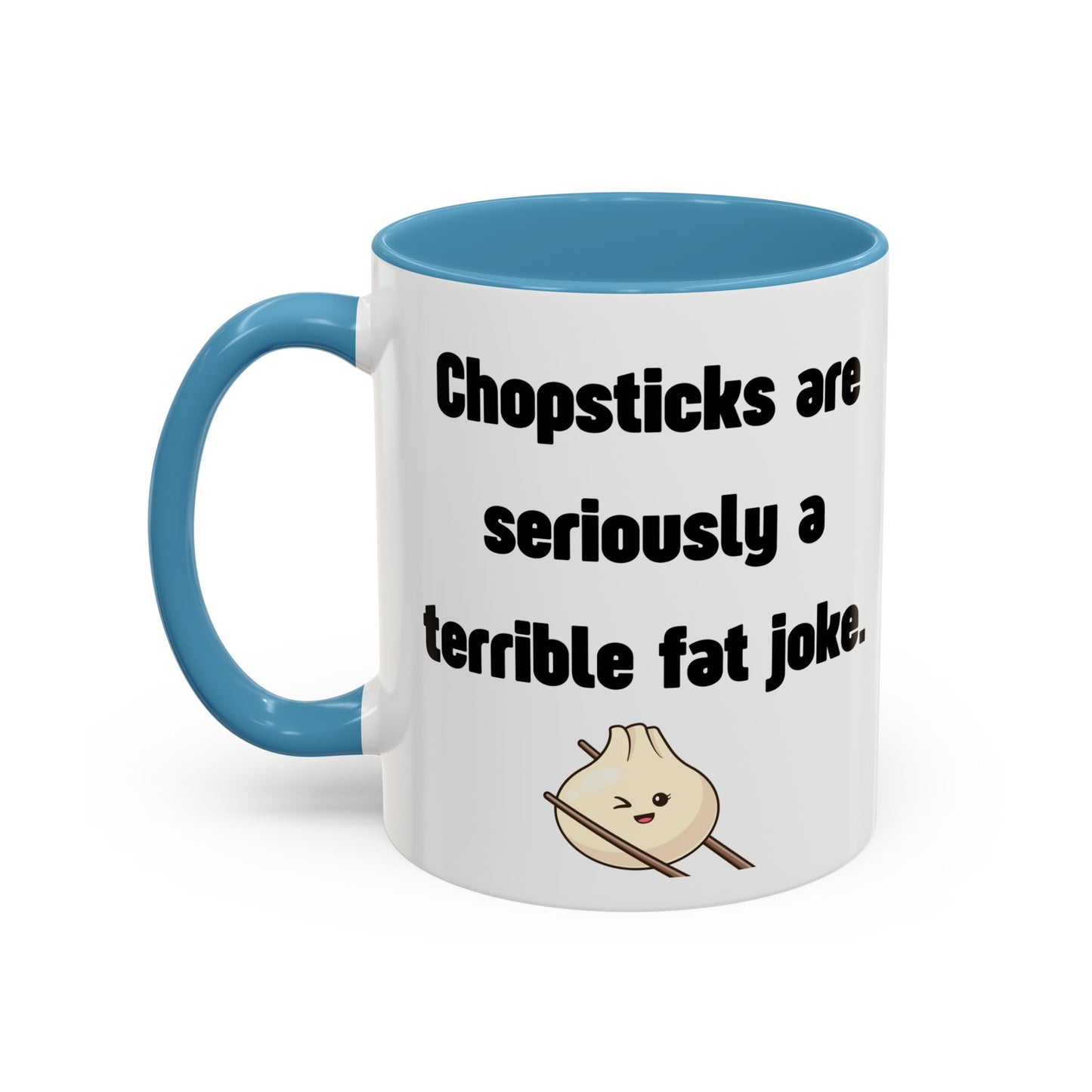 Von TikTok inspirierte Tasse mit buntem Akzent
