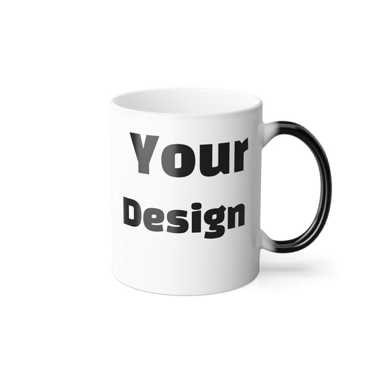 Hidden Message Mug, Color Morphing Heat Activated - Personalized Design