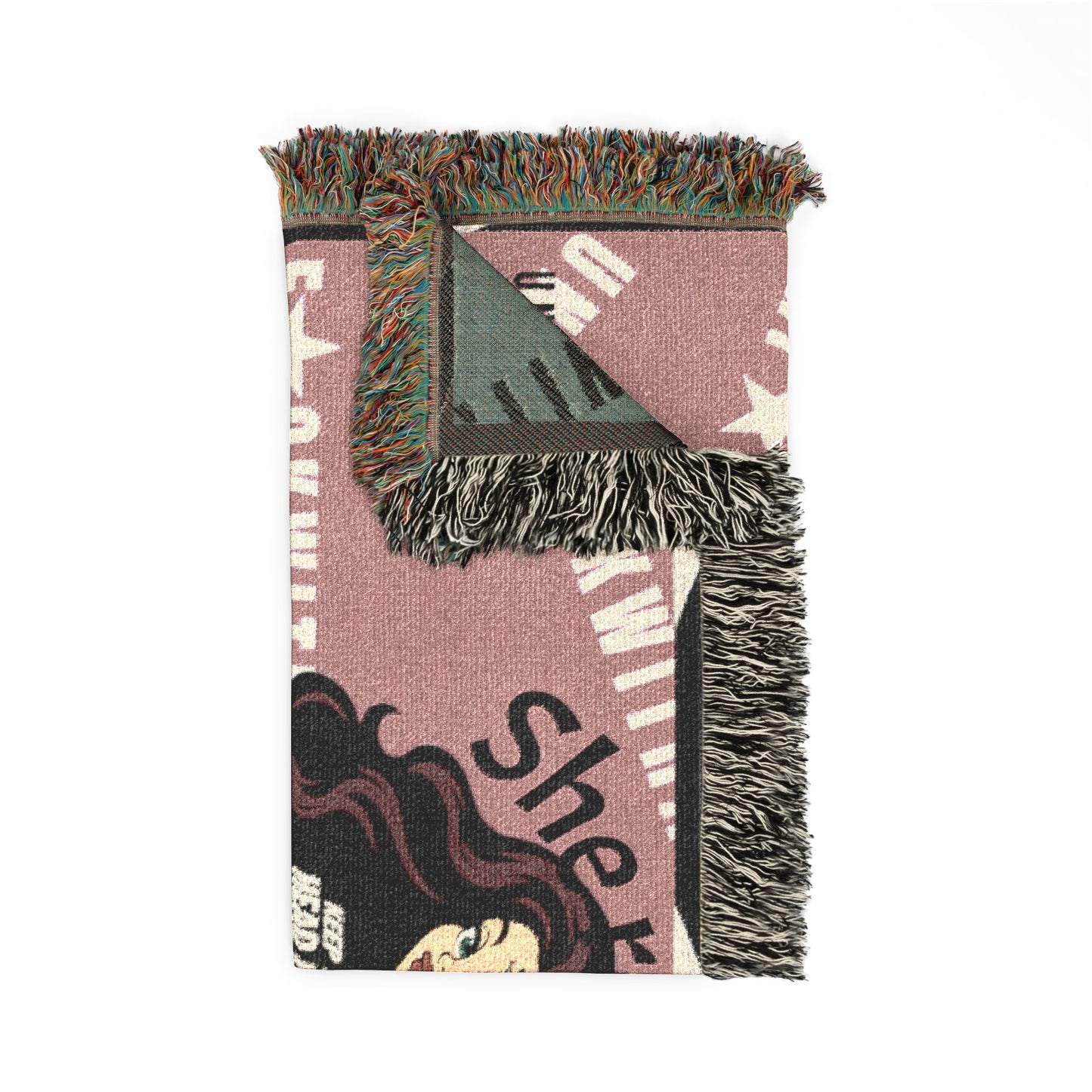 UNF★UCKWITHABLE-ISH™ 
Skarlitt, Woven Blanket/Wall Tapestry