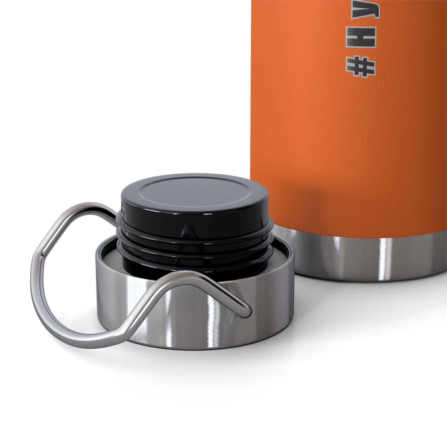 The Bean Lux™ #HydratedAF Custom Copper Vacuum Insulated Water Bottle 22oz, Outdoor Water Bottle, Your Initials