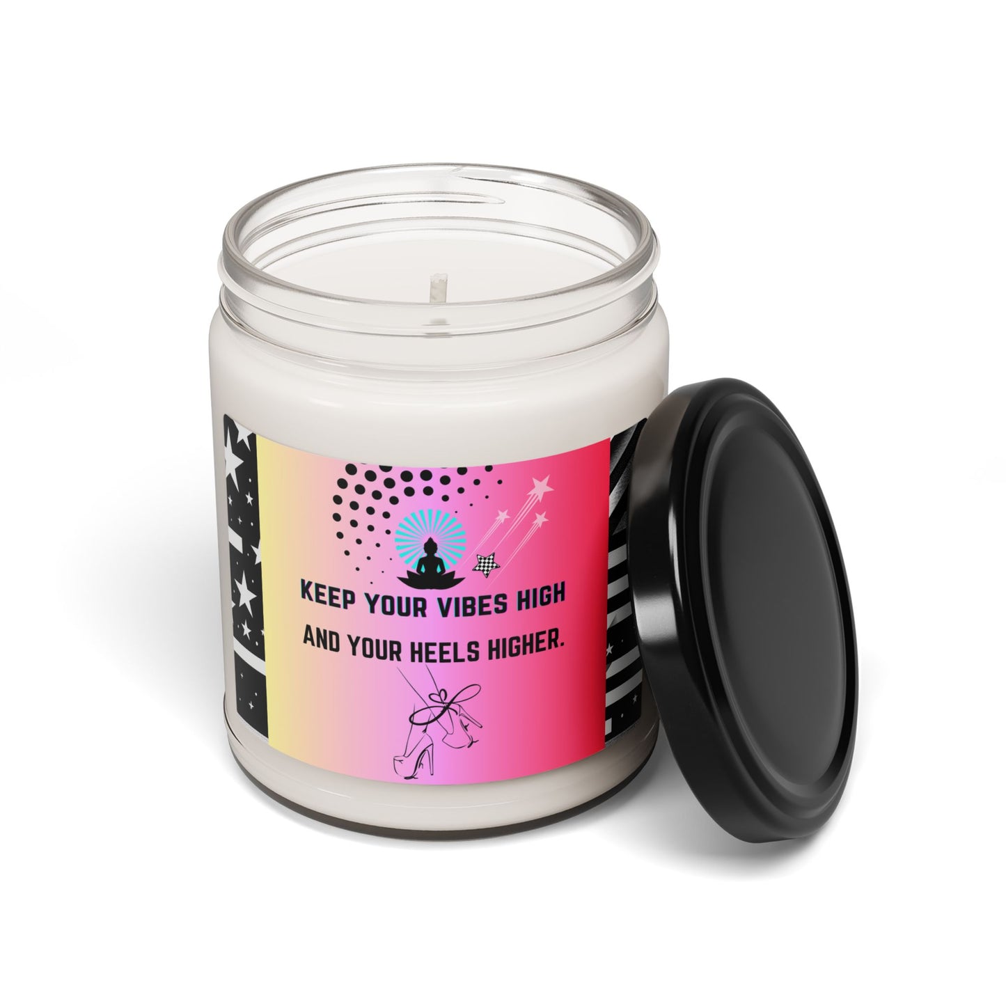 The Bean Grind™ Inspirational Scented Soy Candle, Badass Chic Vibes