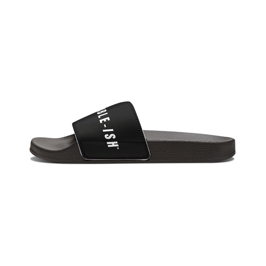 UNF★CKWITHABLE-ISH™ Men's Removable Strap Slide Sandals Black, White/White Star