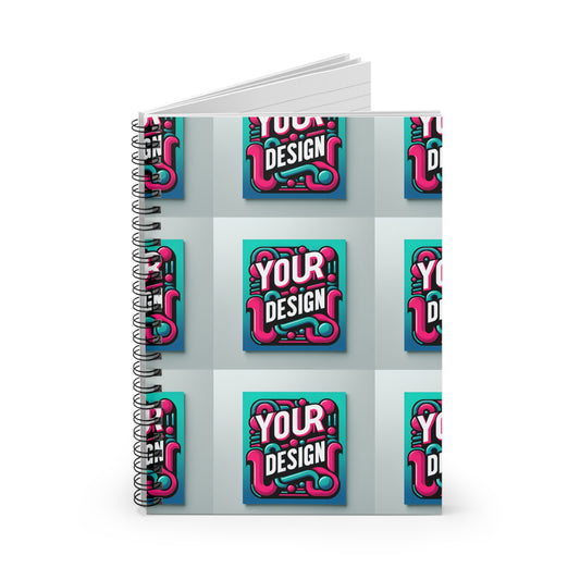 Personalized Design Spiral Notebook & Journal, Ruled Line