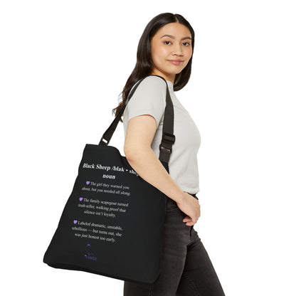 The Legend Black Sheep Adjustable Tote Bag