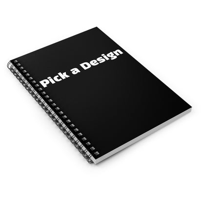 Custom Graphic Spiral Notebook - Ruled Line