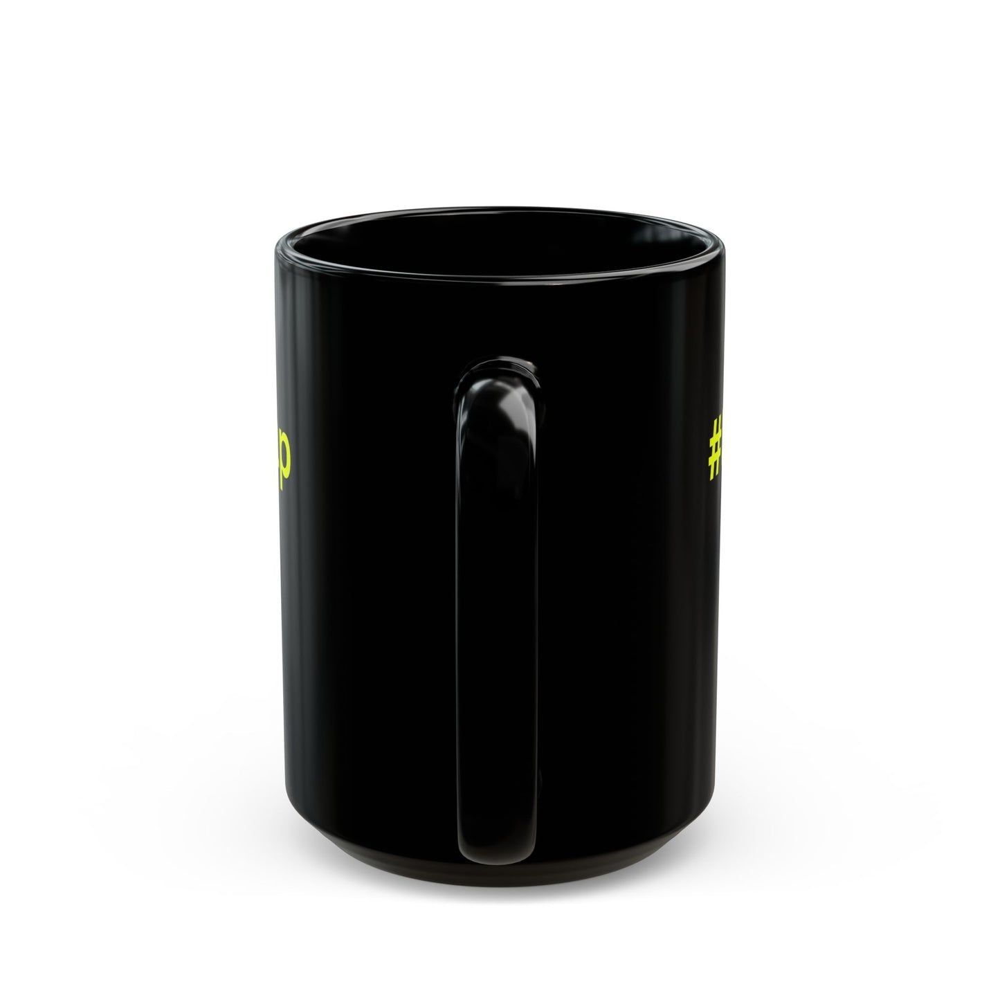 Taza negra inspirada en TikTok