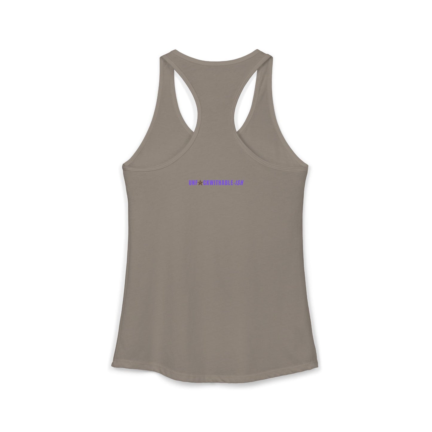 UNF★CKWITHABLE-ISH™ Women's Racerback Tank, 3 Colors Leopard Star