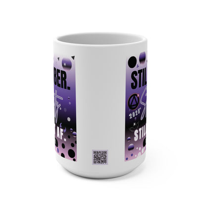 Still Sober, Still Hot AF Custom Sober Date Mug - Purple Edition