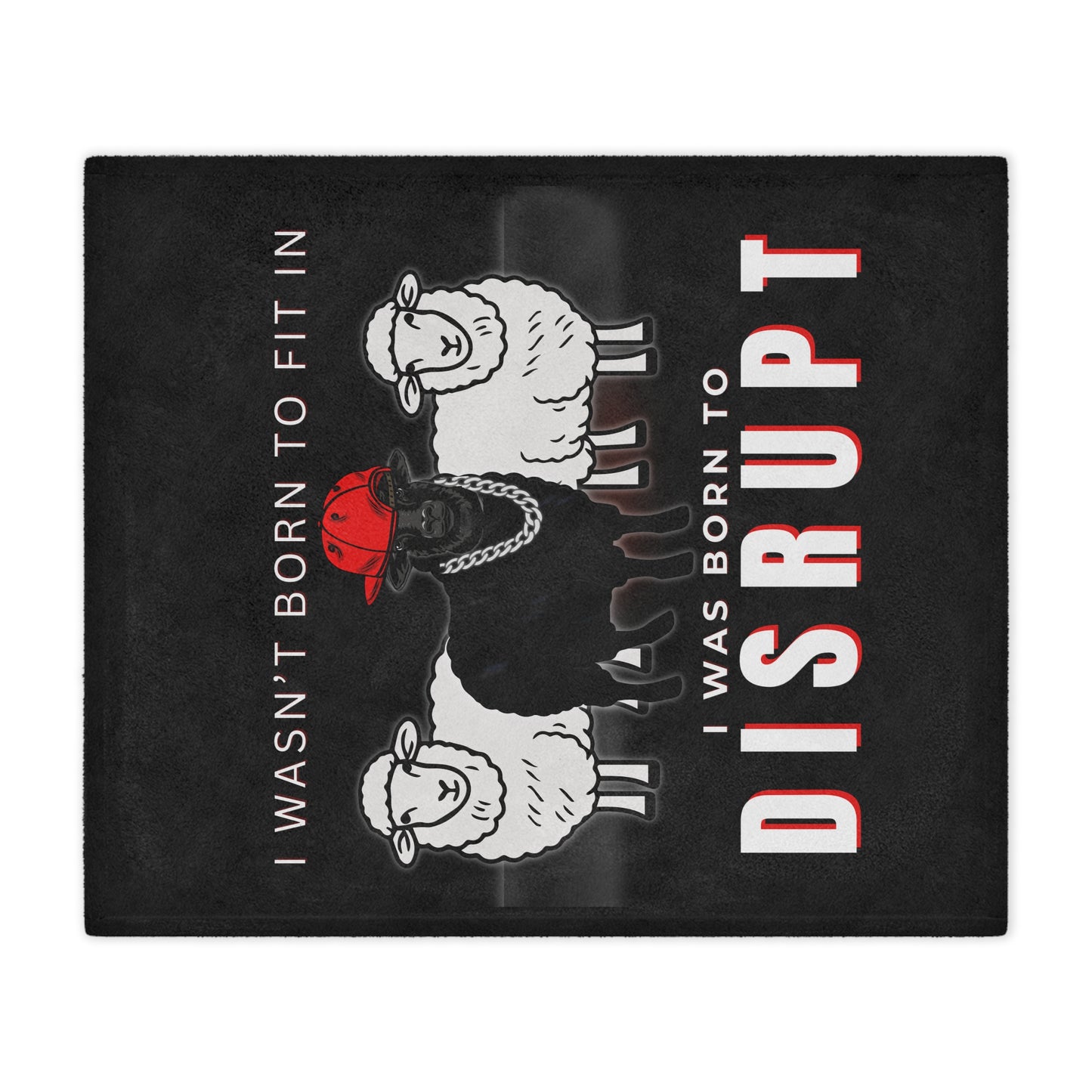 Black Sheep Bundle - Born to Disrupt Edition, Soft AF Minky Blanket + Matching Journal